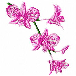 Flowers And Tree Embroidery Design 2 Flowers And Tree Embroidery Design 2